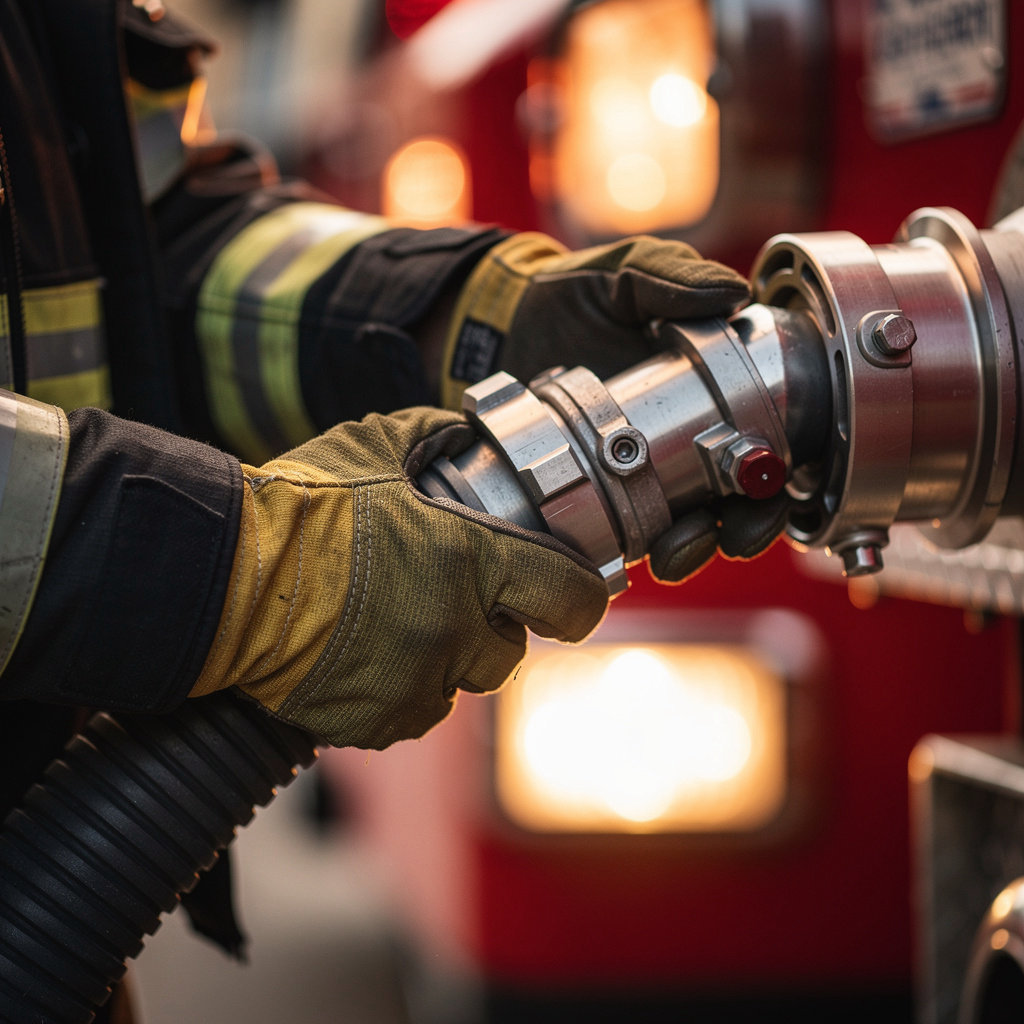 CAL FIRE Station 77 Del Dios firefighting team and equipment ready for emergency response in Escondido